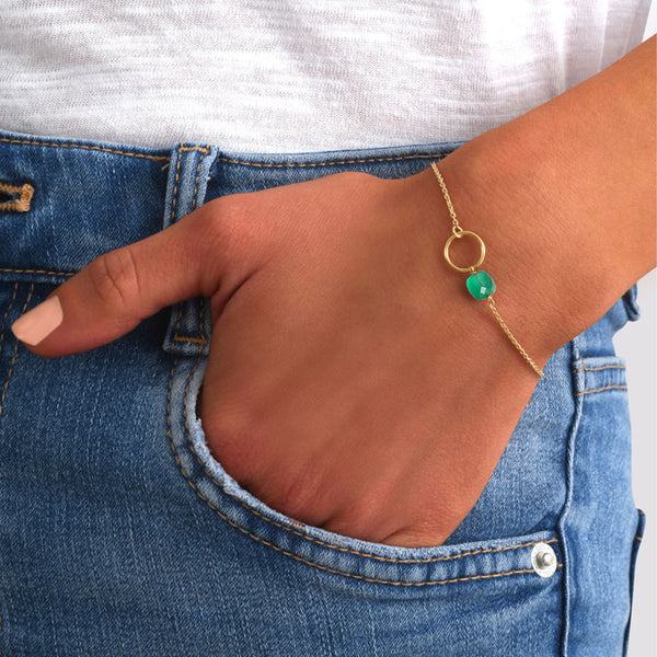Fiji Green Quartz Bracelet
