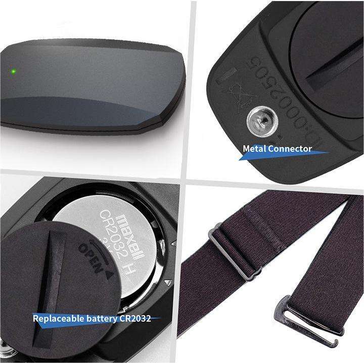 Sensor cardíaco conectado Bluetooth y Ant+