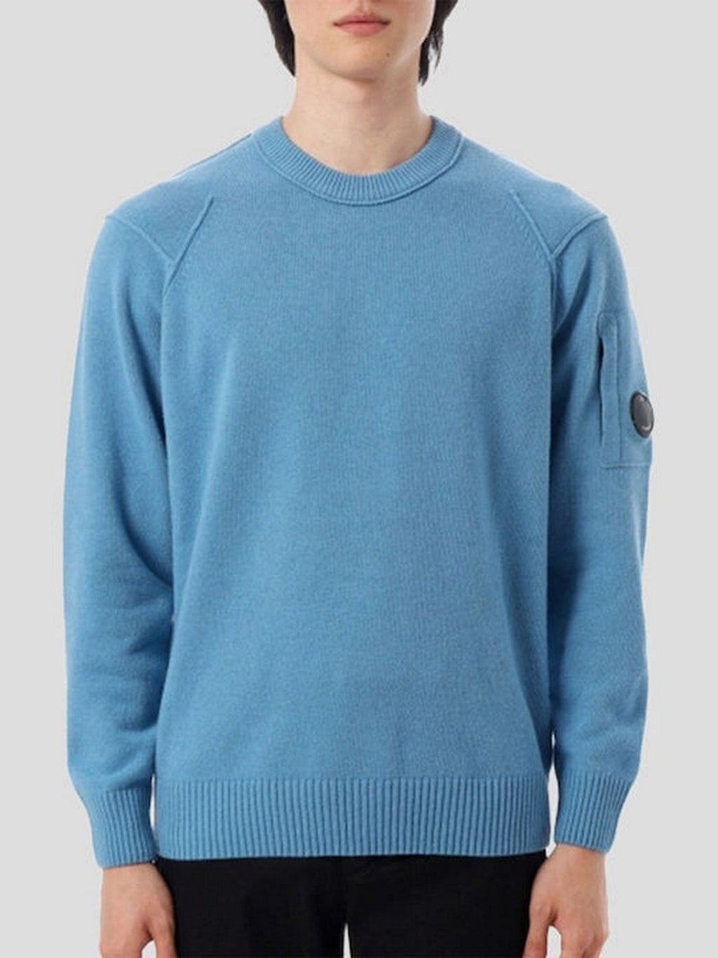 C.P. Company - Pull À Col Ras Du Cou Laine Lambwool Grs
