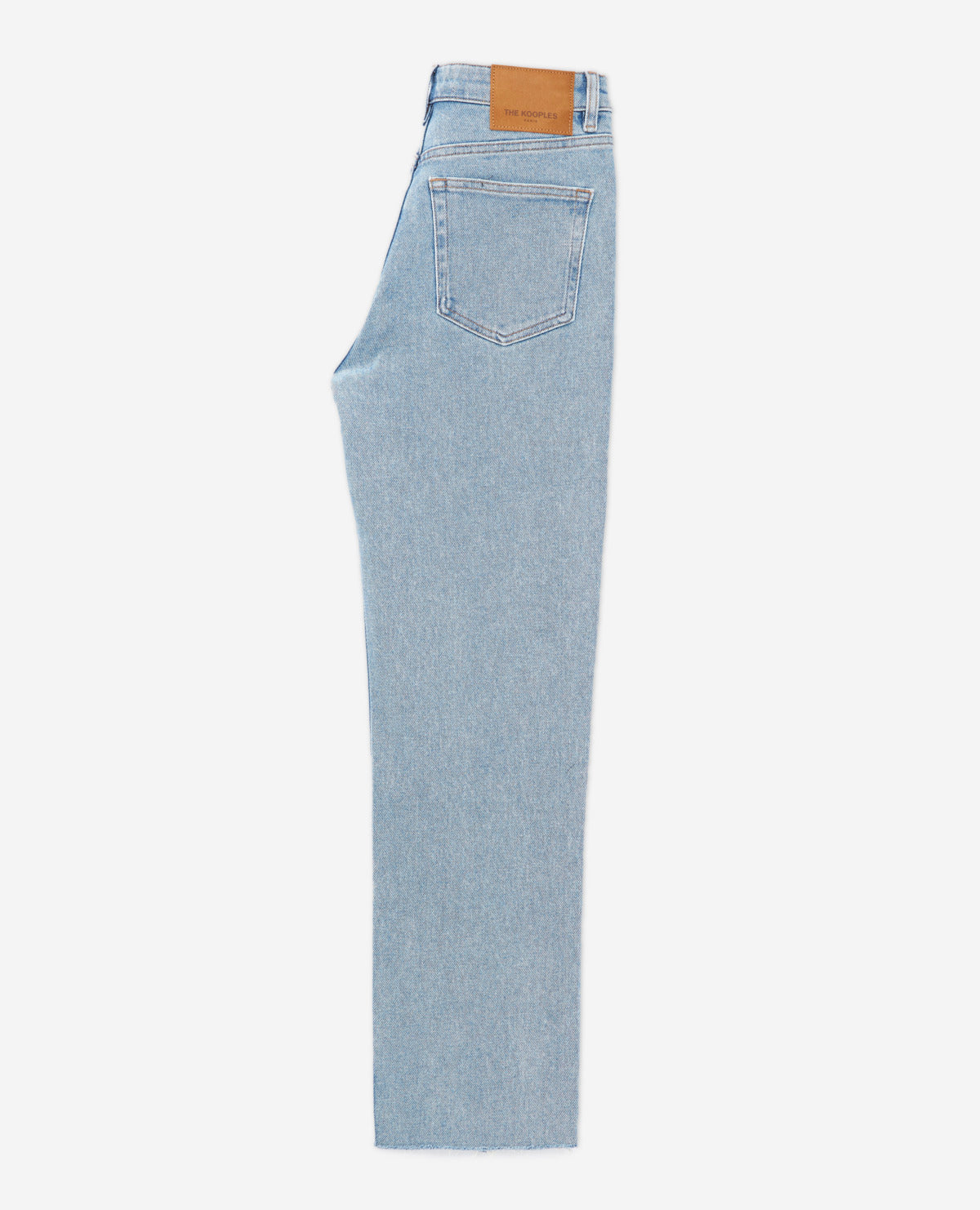 The Kooples - Washed Blue Jeans with Distressed Details - Women