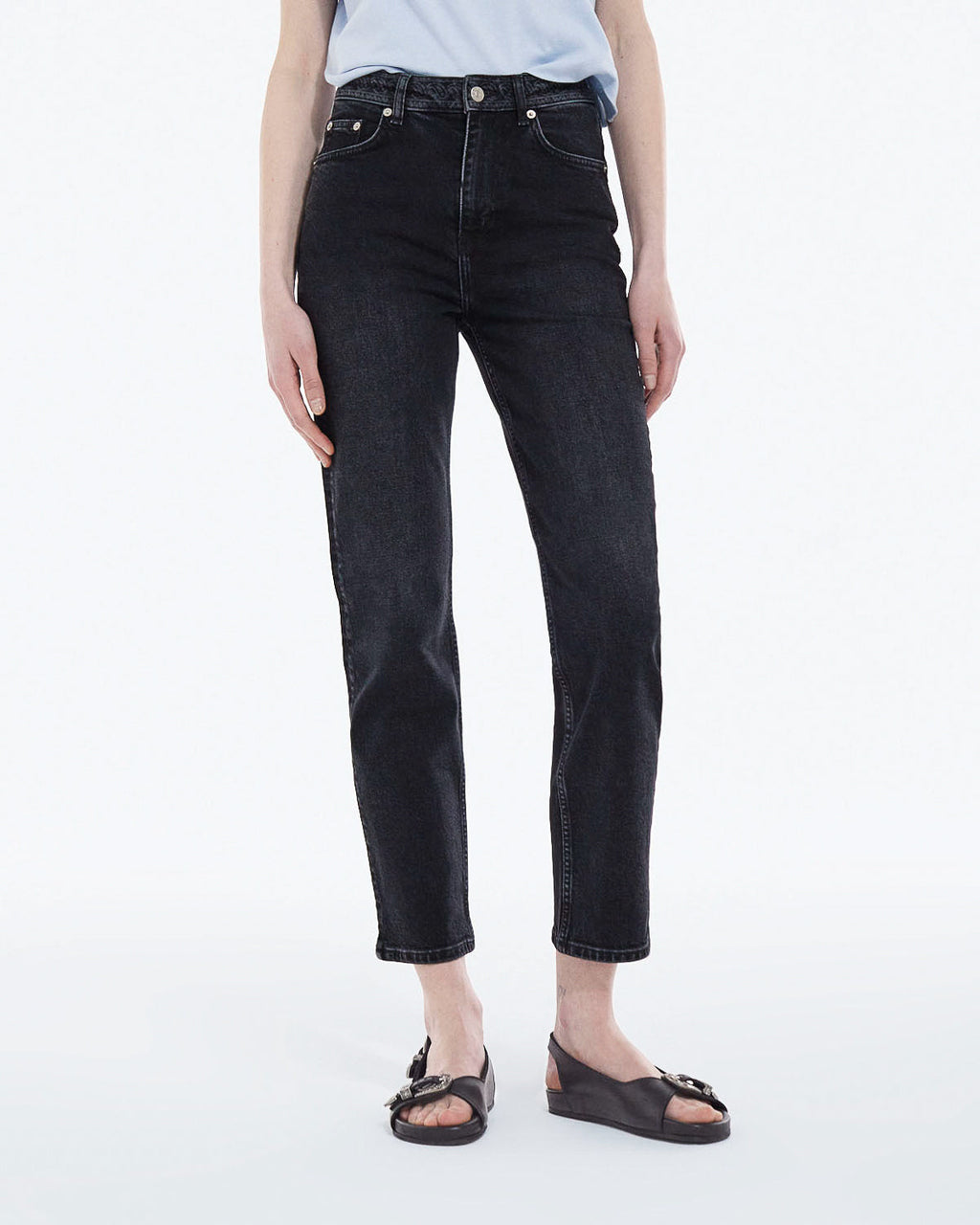 The Kooples - Jean Droit Cropped - Femme