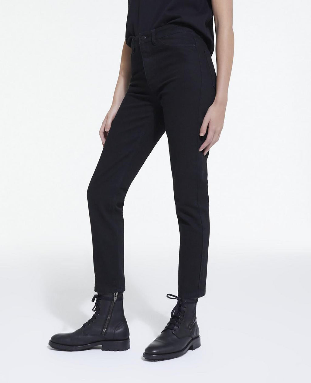 The Kooples - Vaqueros Slim Negro - Mujer