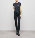 The Kooples - Vaqueros Slim Black Delave - Mujer