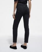 The Kooples - Vaqueros Slim Black Delave - Mujer