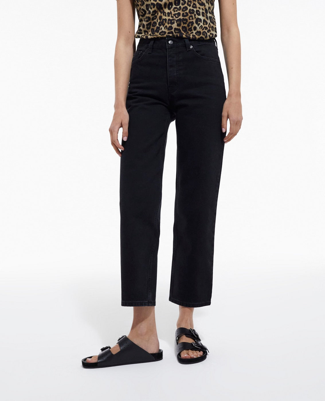 The Kooples - Straight Jeans - Black - Women