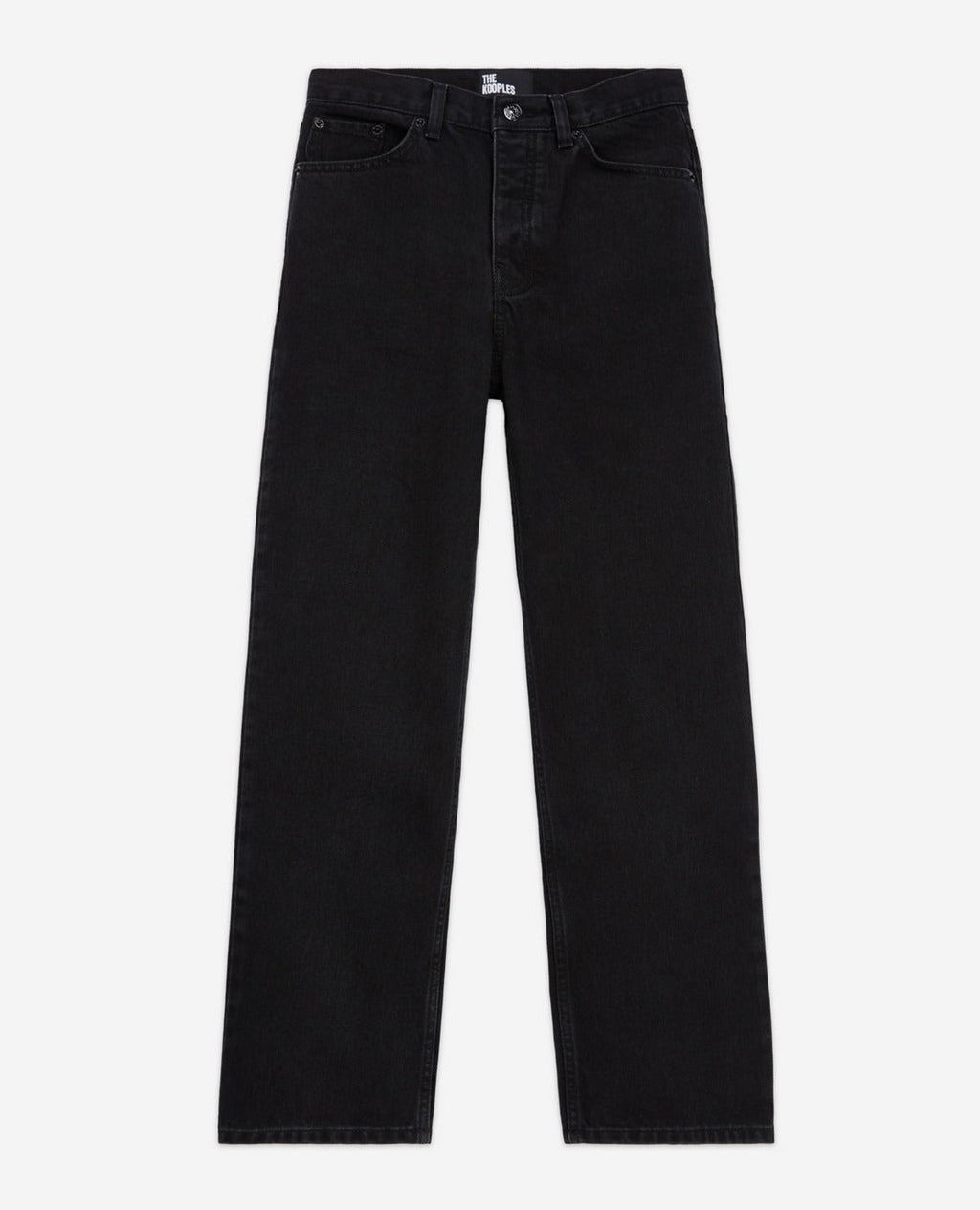 The Kooples - Straight Jeans - Black - Women