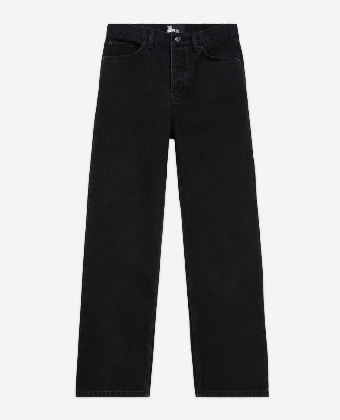 The Kooples - Straight Jeans - Black - Women