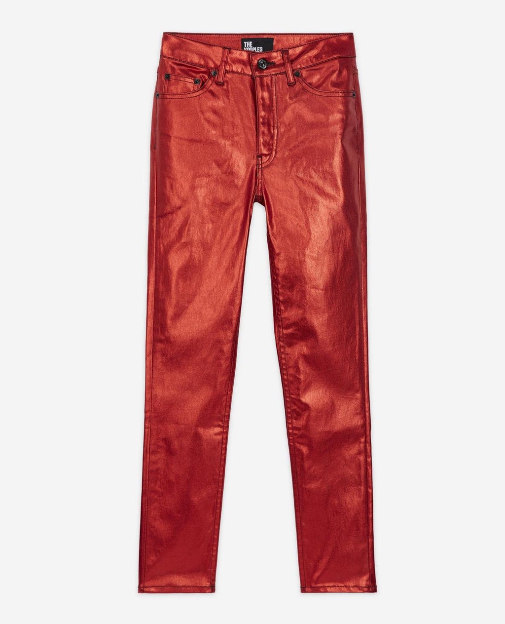 The Kooples - Red Coated Slim Jeans - Women