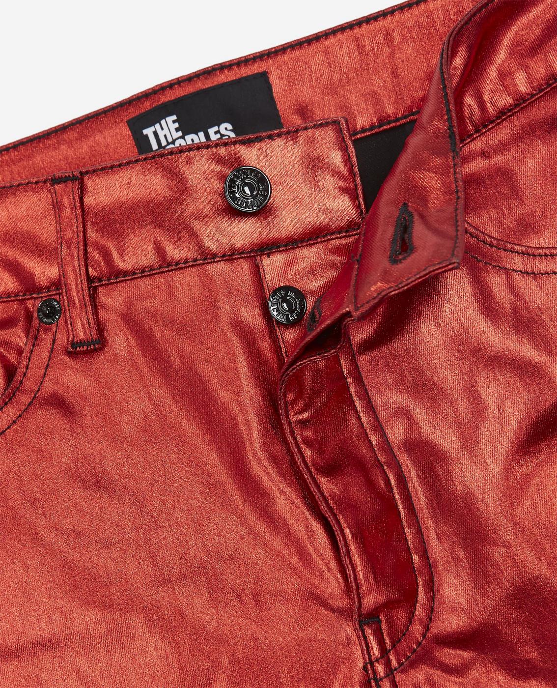 The Kooples - Red Coated Slim Jeans - Women