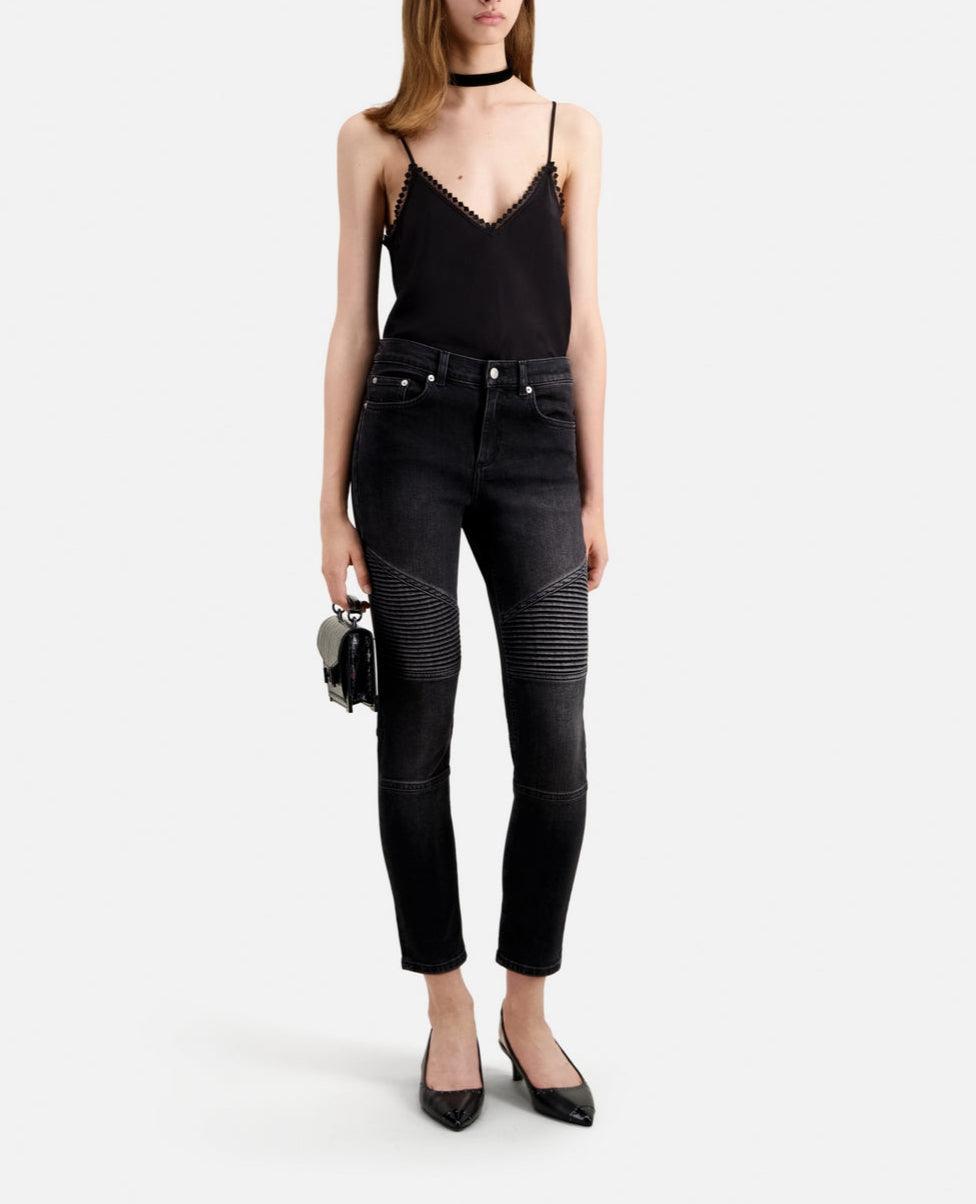 The Kooples - Vaqueros Slim - Negro - Mujer