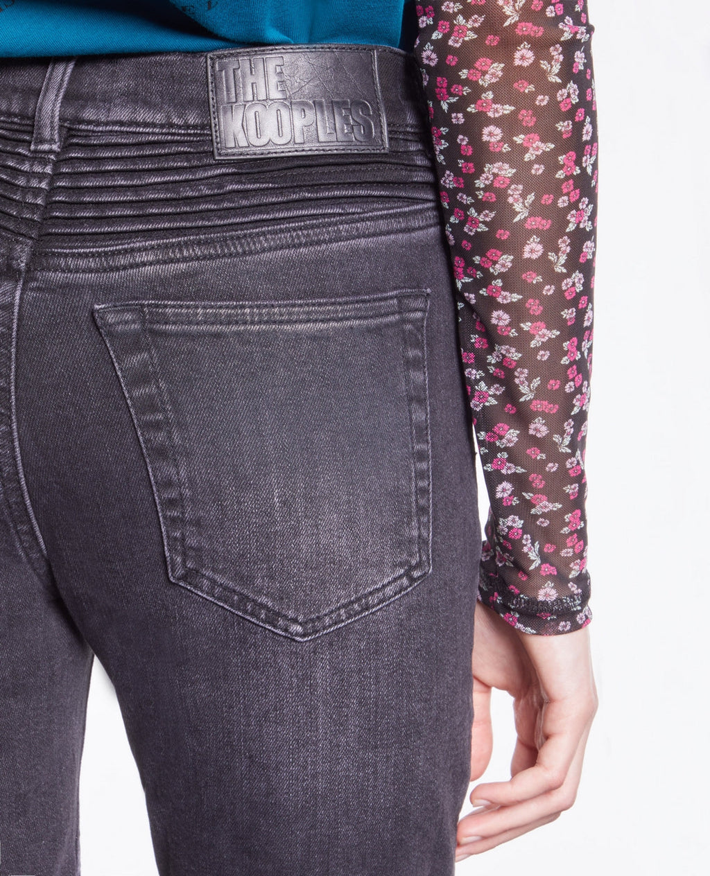 The Kooples - Vaqueros Slim - Negro - Mujer