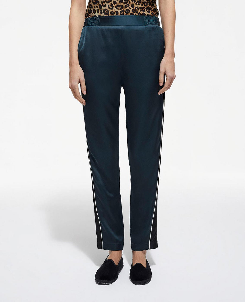 The Kooples - Straight Trousers - Petrol Blue - Women