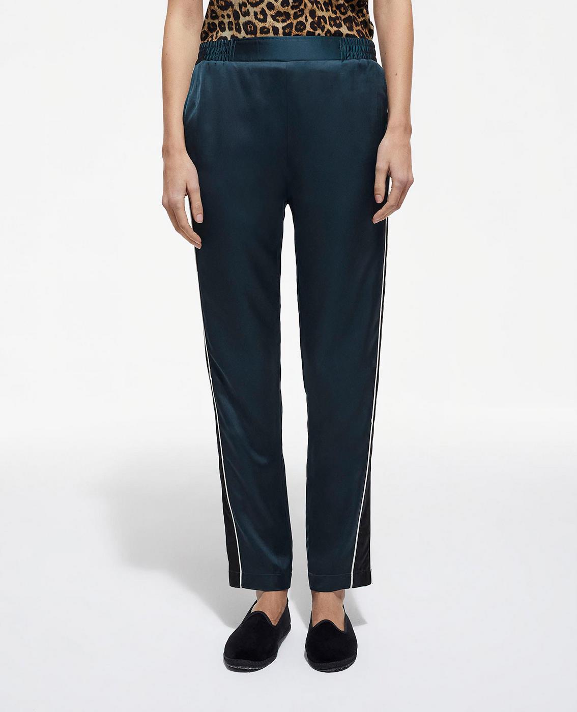 The Kooples - Straight Trousers - Petrol Blue - Women