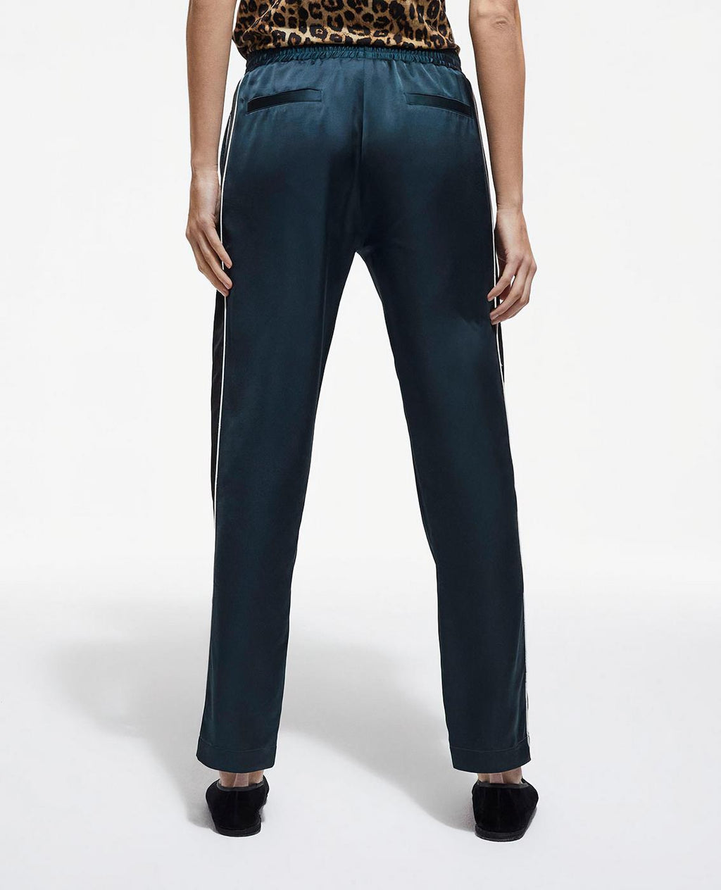 The Kooples - Straight Trousers - Petrol Blue - Women