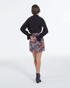 The Kooples - Short Floral Print Silk Skirt - Women