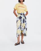 The Kooples - Jupe Habillée Verte Longue À Motif Fleuri - Femme