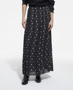 The Kooples - Jupe Plissée - Noir - Femme