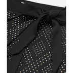 The Kooples - Falda cruzada de talle alto - Negro - Mujer