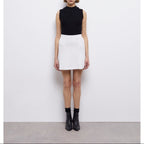 The Kooples - High Waisted Trapeze Skirt - White - Women
