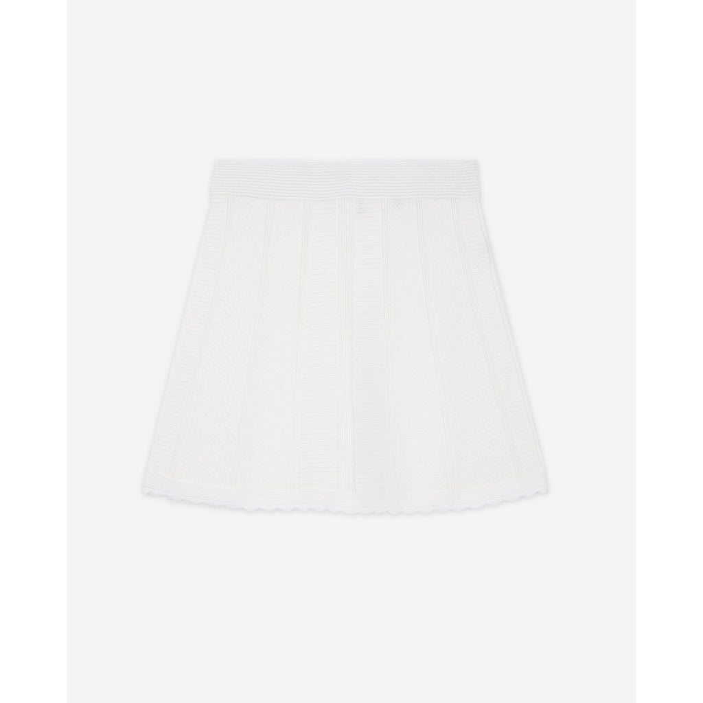 The Kooples - High Waisted Trapeze Skirt - White - Women