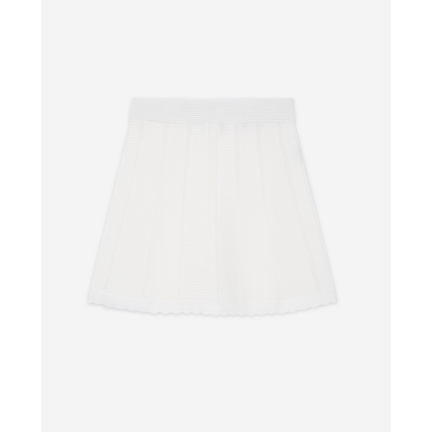 The Kooples - High Waisted Trapeze Skirt - White - Women