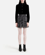 The Kooples - Falda skater - Negro - Mujer