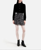 The Kooples - Falda skater - Negro - Mujer