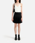 The Kooples - Wool Wrap Skirt - Black - Women
