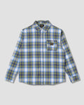 Camisa de franela - Cuadros azul brillante