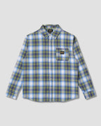 Camisa de franela - Cuadros azul brillante