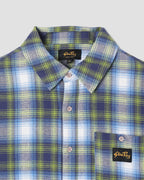 Camisa de franela - Cuadros azul brillante