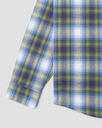 Camisa de franela - Cuadros azul brillante