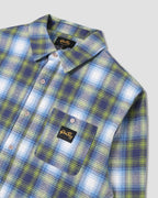 Camisa de franela - Cuadros azul brillante
