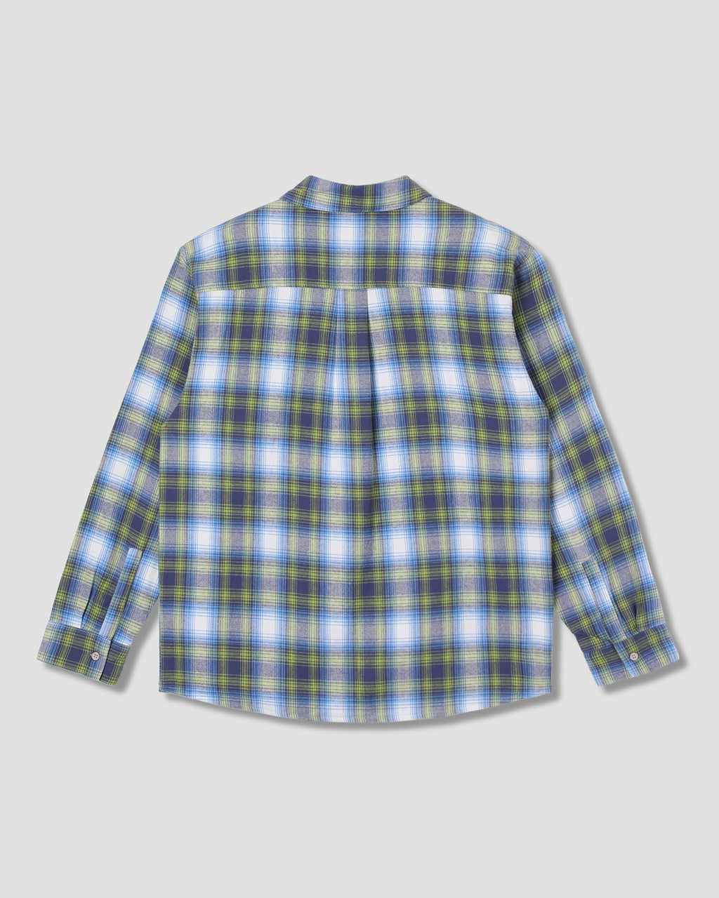 Camisa de franela - Cuadros azul brillante