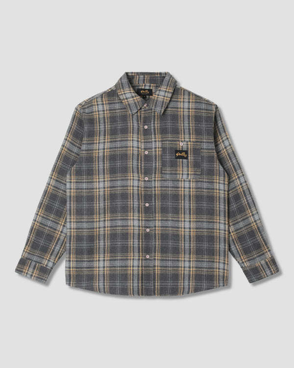 Chemise Flannel - Charcoal Plaid