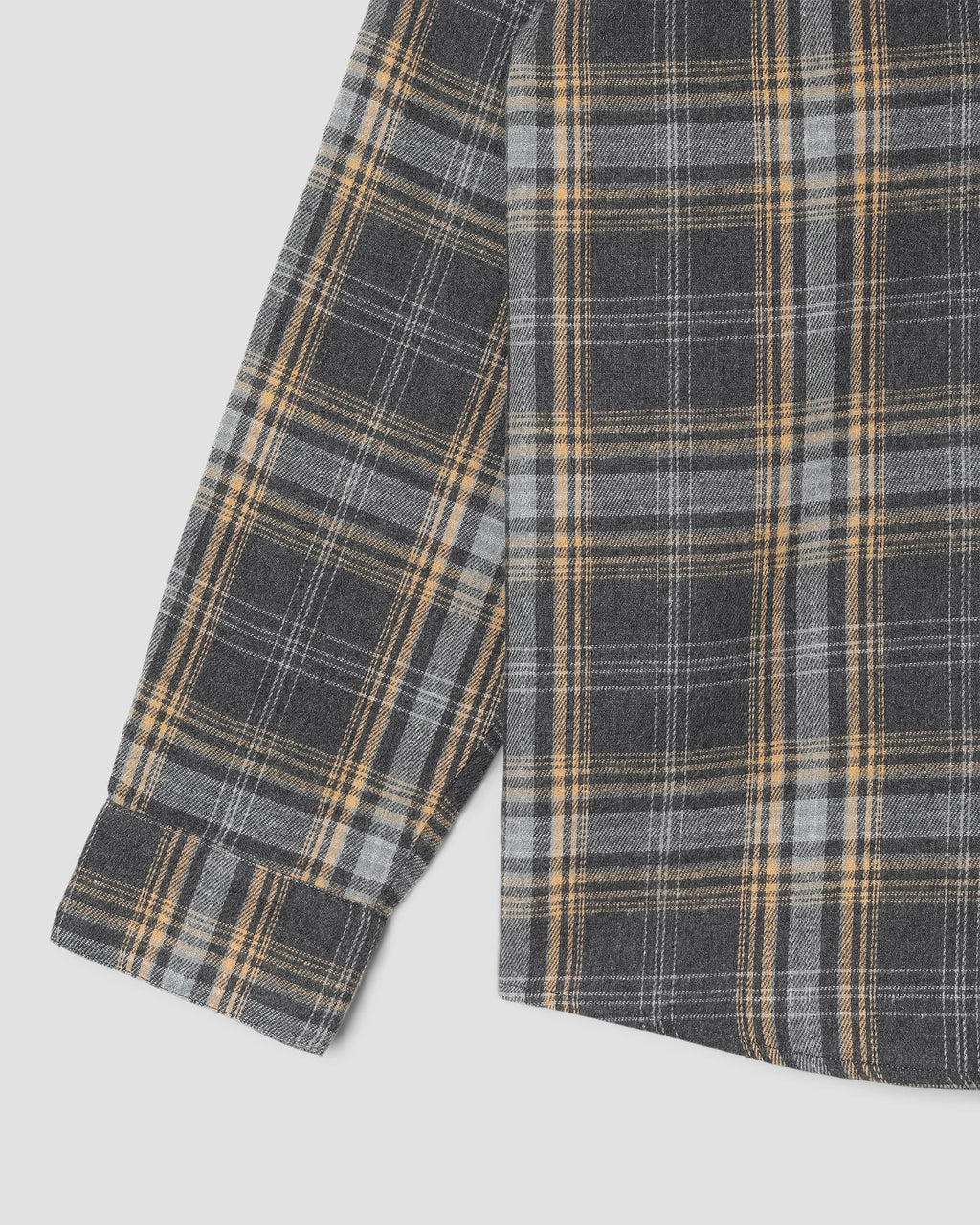 Camisa de franela - Cuadros de color carbón