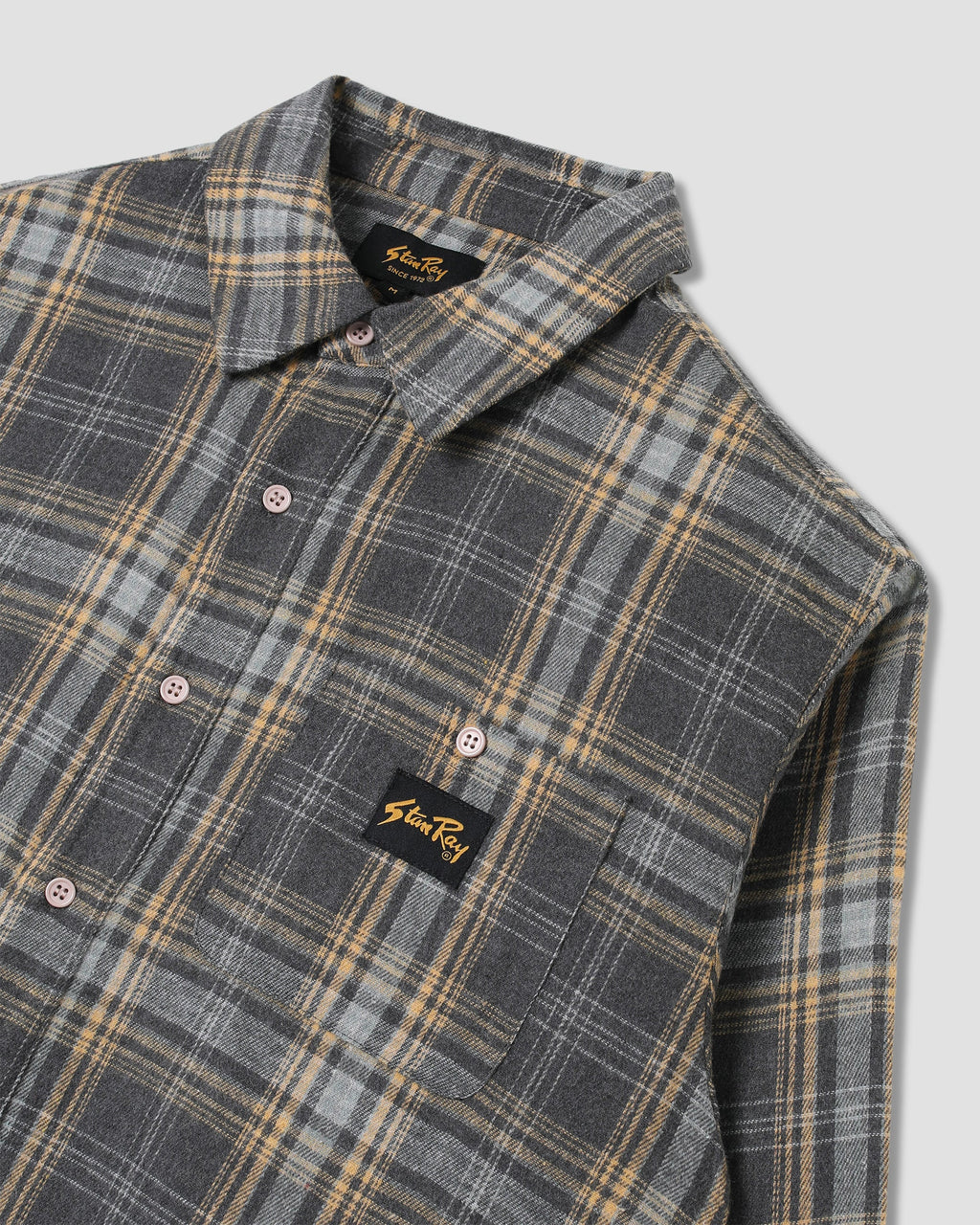 Camisa de franela - Cuadros de color carbón
