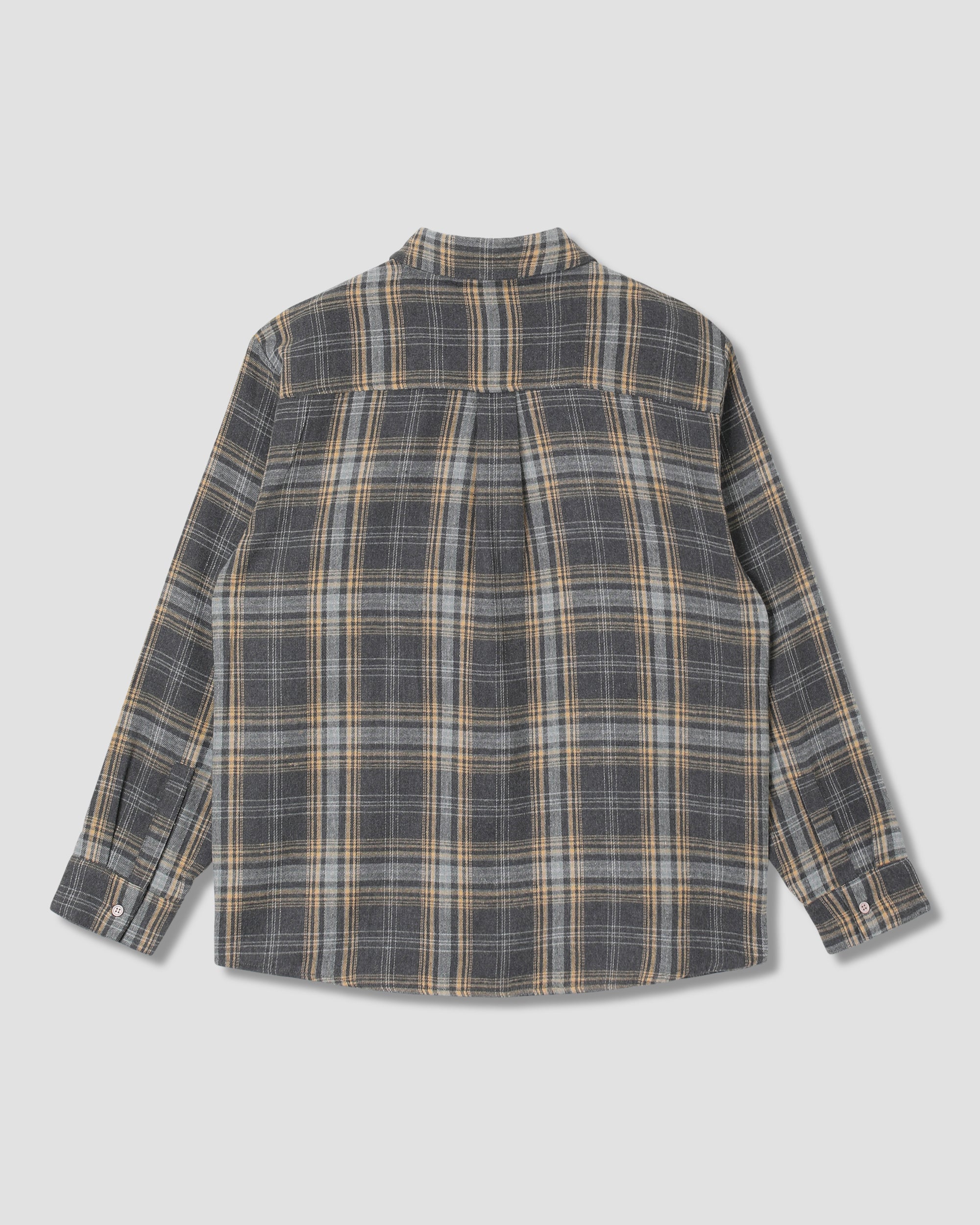Camisa de franela - Cuadros de color carbón