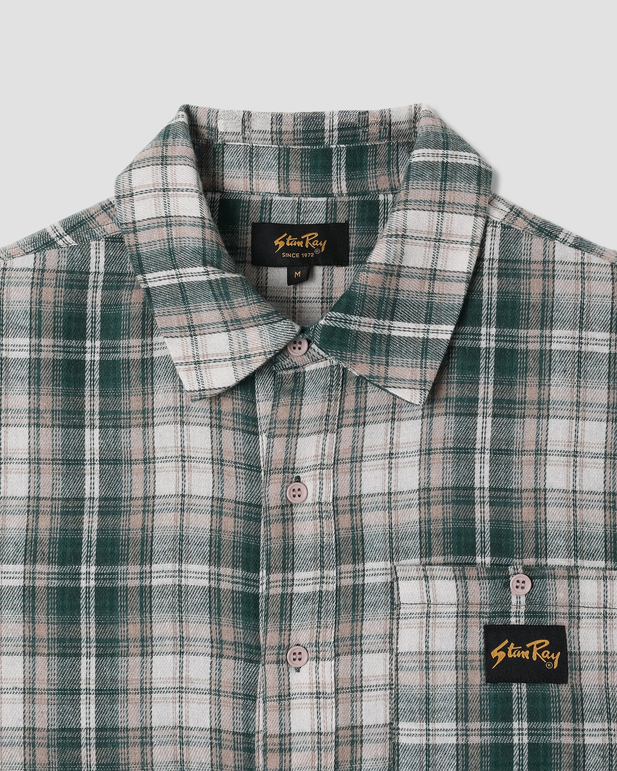 Flannel Shirt - Green Plaid