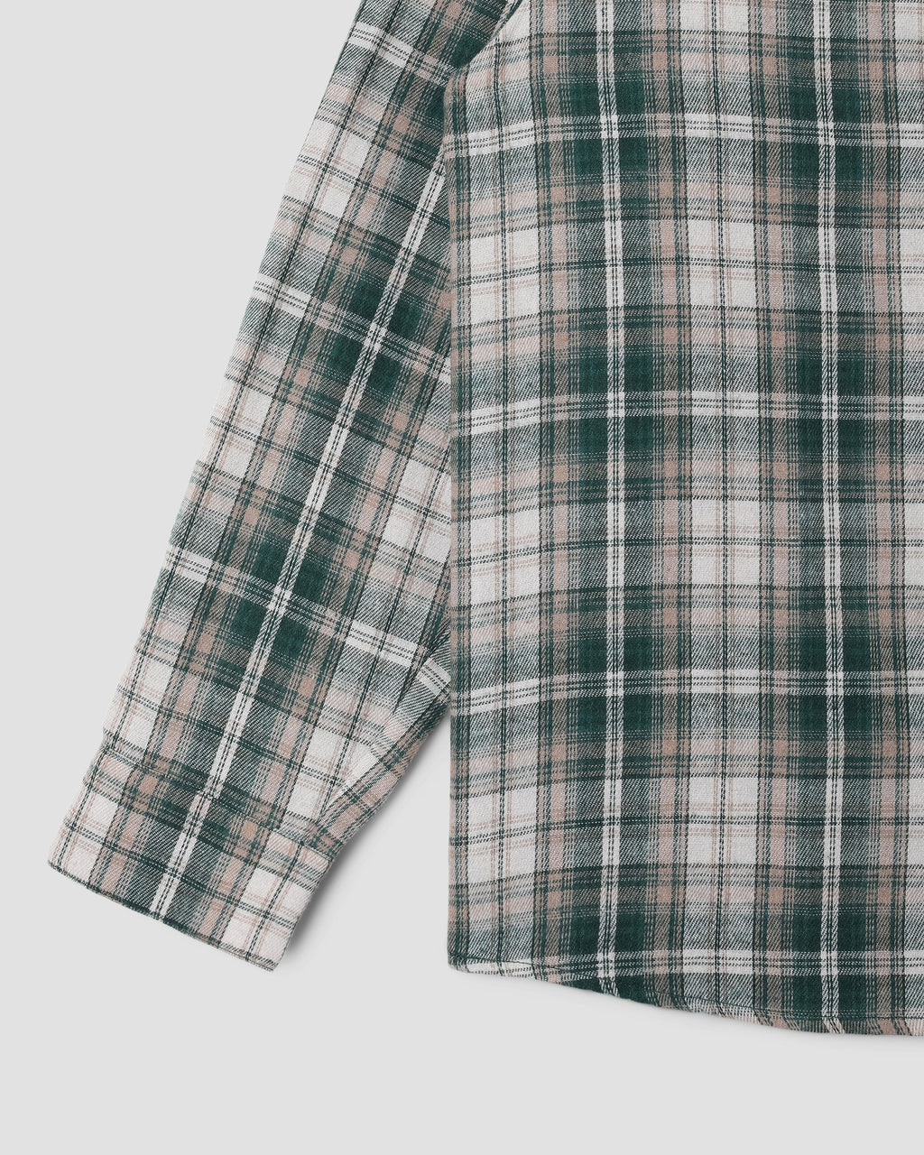 Flannel Shirt - Green Plaid