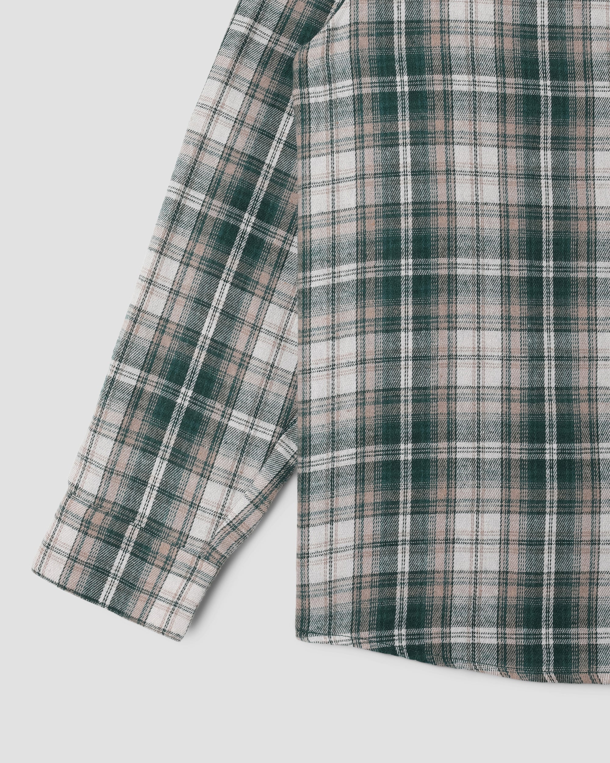 Flannel Shirt - Green Plaid