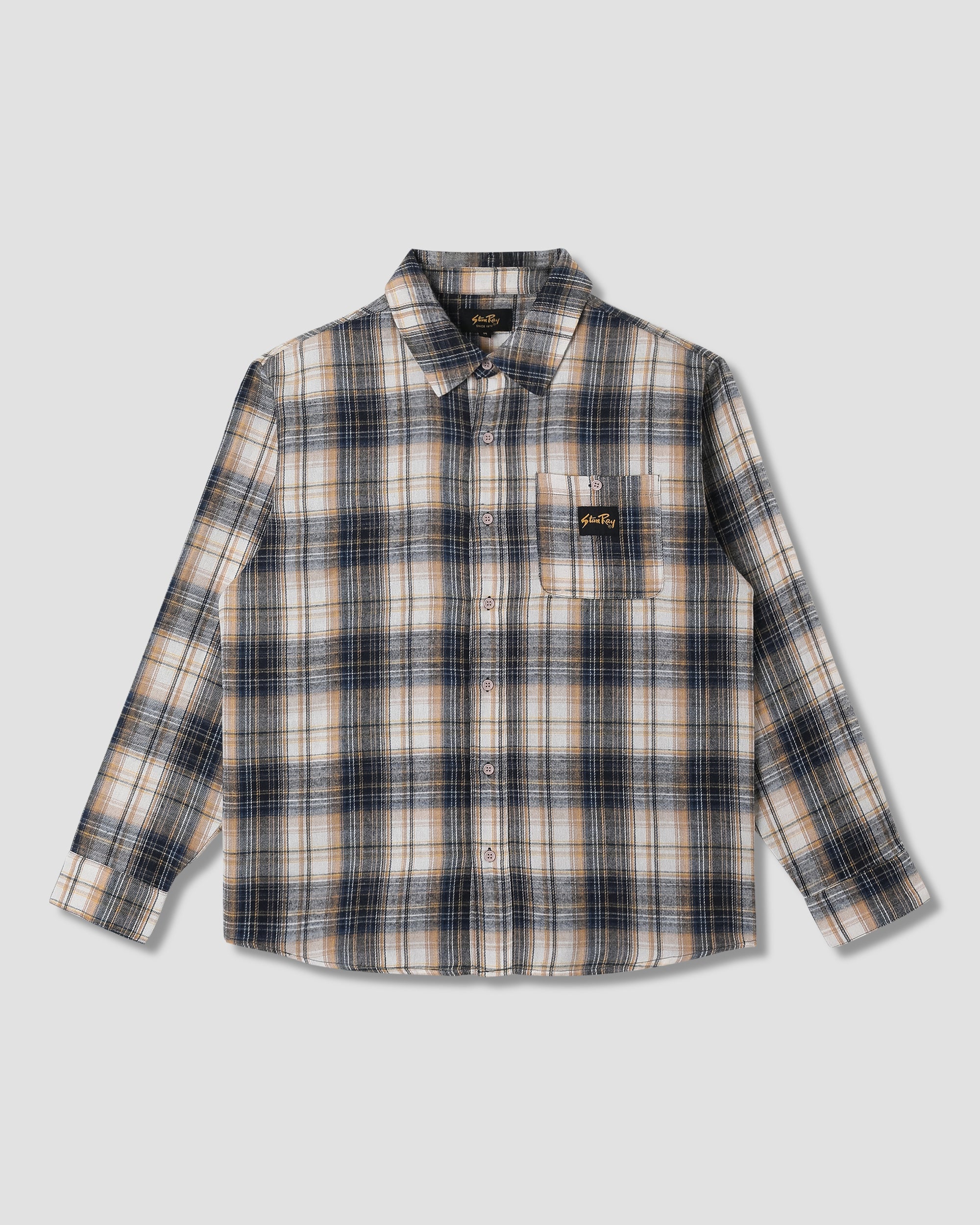 Flannel Shirt - Navy Plaid