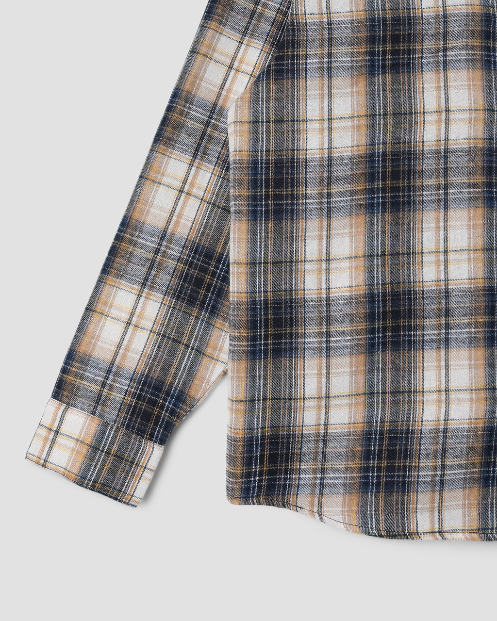 Flannel Shirt - Navy Plaid