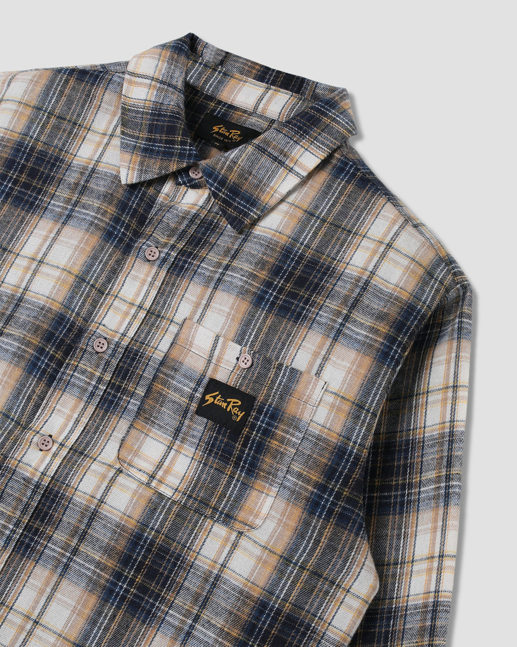 Flannel Shirt - Navy Plaid