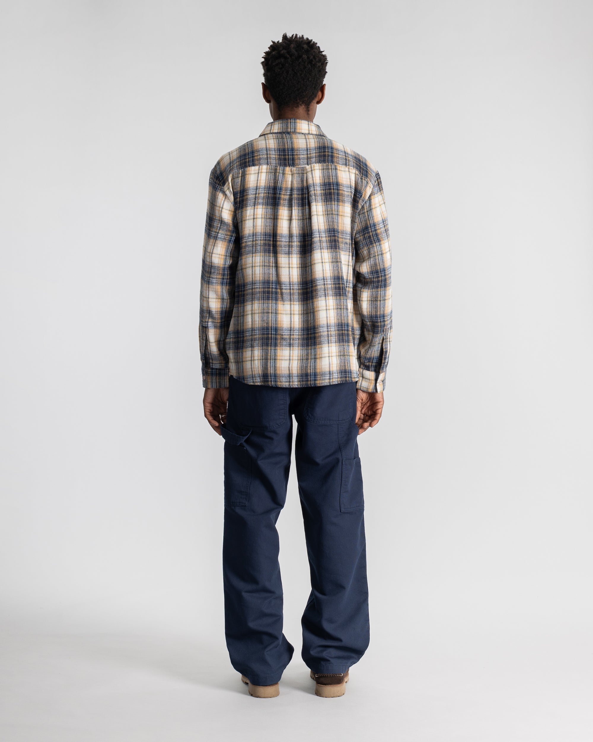 Flannel Shirt - Navy Plaid