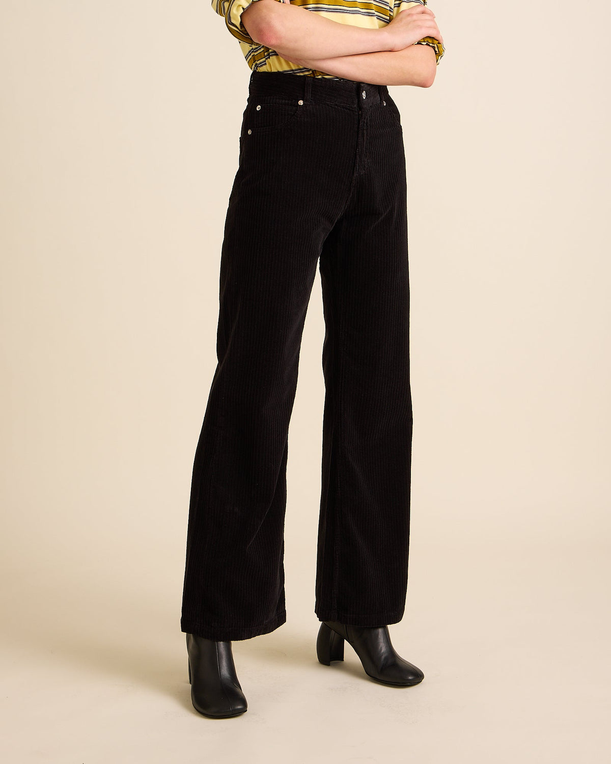 Flare Broek Zwart