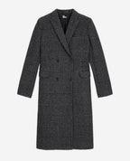 The Kooples - Abrigo cruzado con solapa en punta - Mujer