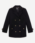 The Kooples - Caban En Laine - Noir - Femme