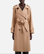 The Kooples - Manteau En Laine - Beige - Femme