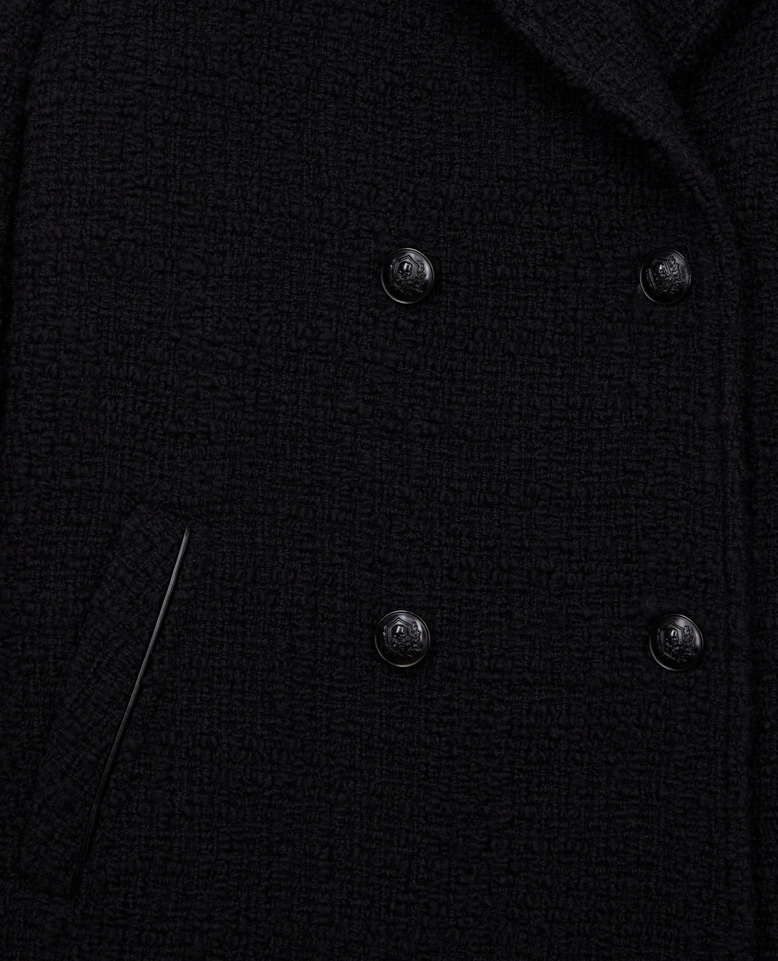 The Kooples - Manteau En Laine - Noir - Femme